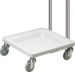 Gläserrack Trolley Mit Edelstahl-Griffrohr