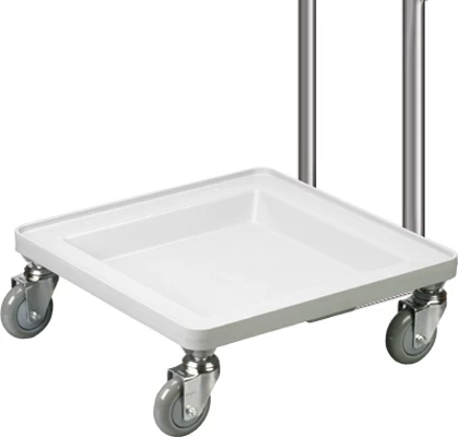 GlÀserrack Trolley Mit Edelstahl-Griffrohr