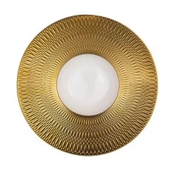 Pastateller, Le Coq Porcelain, DÉRAS - Ø24cm