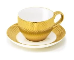 Kaffeetasse Mit Untertasse, Le Coq Porcelain, DÉRAS - 200ml