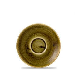 Cappuccino Untertasse, Churchill, Stonecast Olive