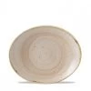 Churchill Stonecast Nutmeg Cream, Platte Oval