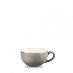 Cappuccino Tasse, Churchill, Stonecast Peppercorn Grey - 340ml