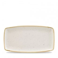 Churchill Stonecast Barley White, Platte Rechteckig