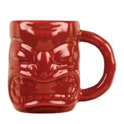 Tiki Becher Mit Henkel, Libbey Rot - 473ml