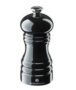 Pfeffermühle, Zassenhaus, Berlin, Schwarz Glänzend - 12cm