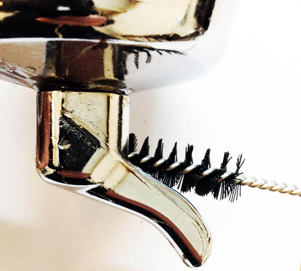 Siebträgerbürste Mit Schwarzen Borsten, JoeFrex - 12cm – Bild 2